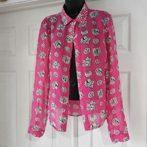 Selena gomez Brand y2k vintage dream out loud disney blouseSize xl